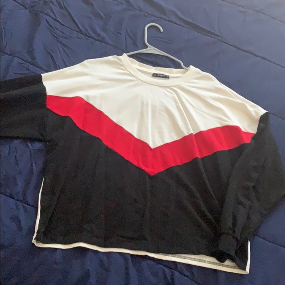 Shein Crop Long-sleeve Shirt